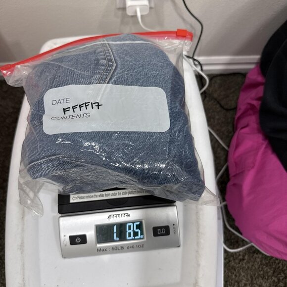 American Eagle Jeans Womens 8 Blue Super High Rise Straight Raw Hem Denim - Picture 13 of 13